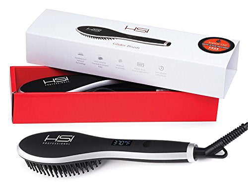 HSI Professional Glider Brush Ceramic Straightening Brush