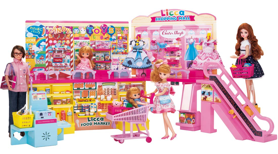 TAKARA TOMY Licca Doll Self-Register Shopping Mall Doll Not Included 860365