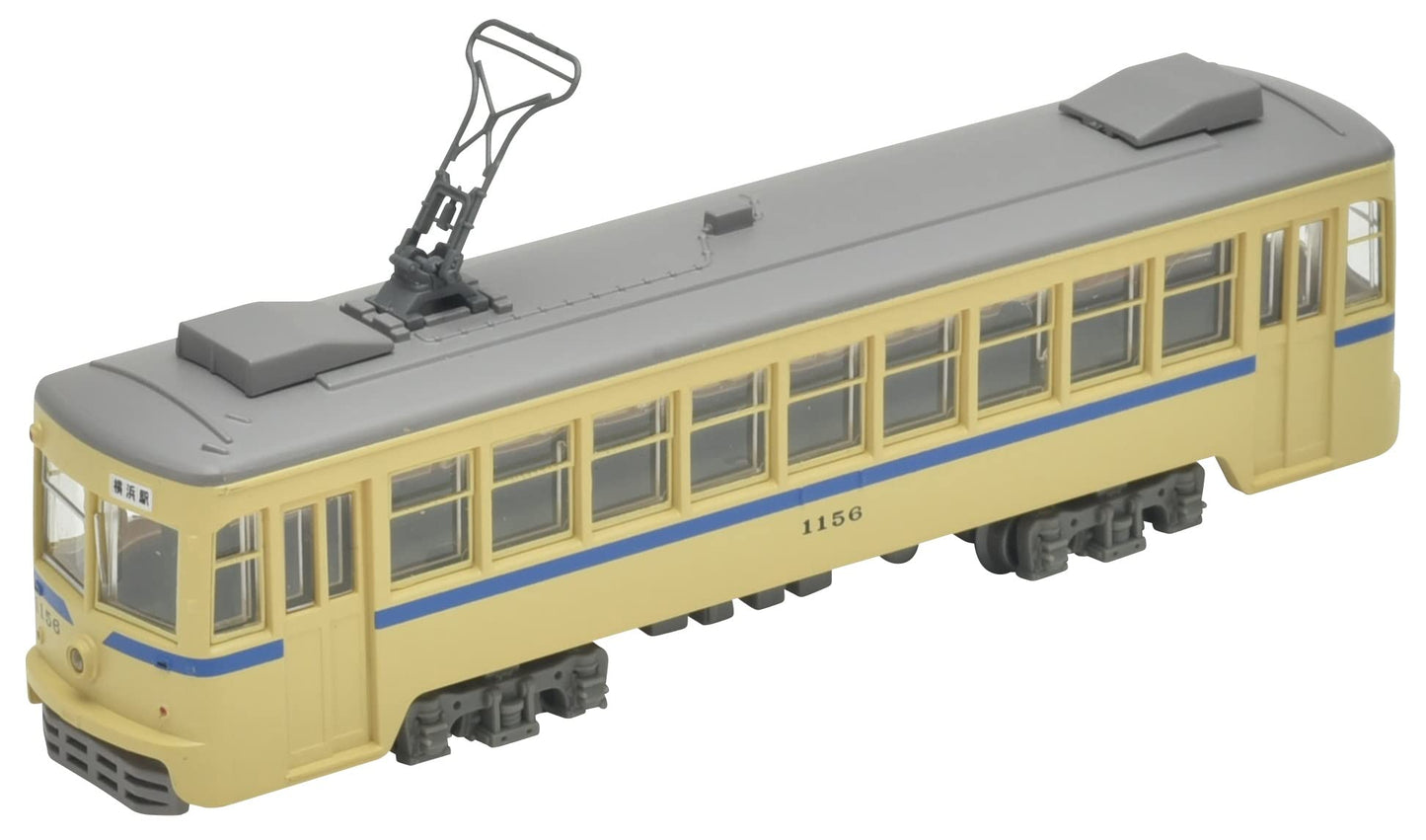 Tomytec Railway Collection Yokohama Streetcar Type 1150 No. 1156 Blue Belt Japan Diorama 315667