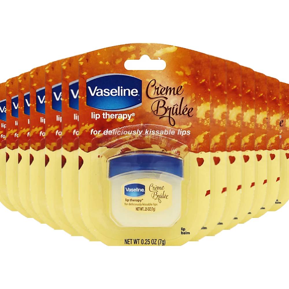 Vaseline Lip Therapy Creme Brulee Lip Balm 0.25 oz -32 Pack