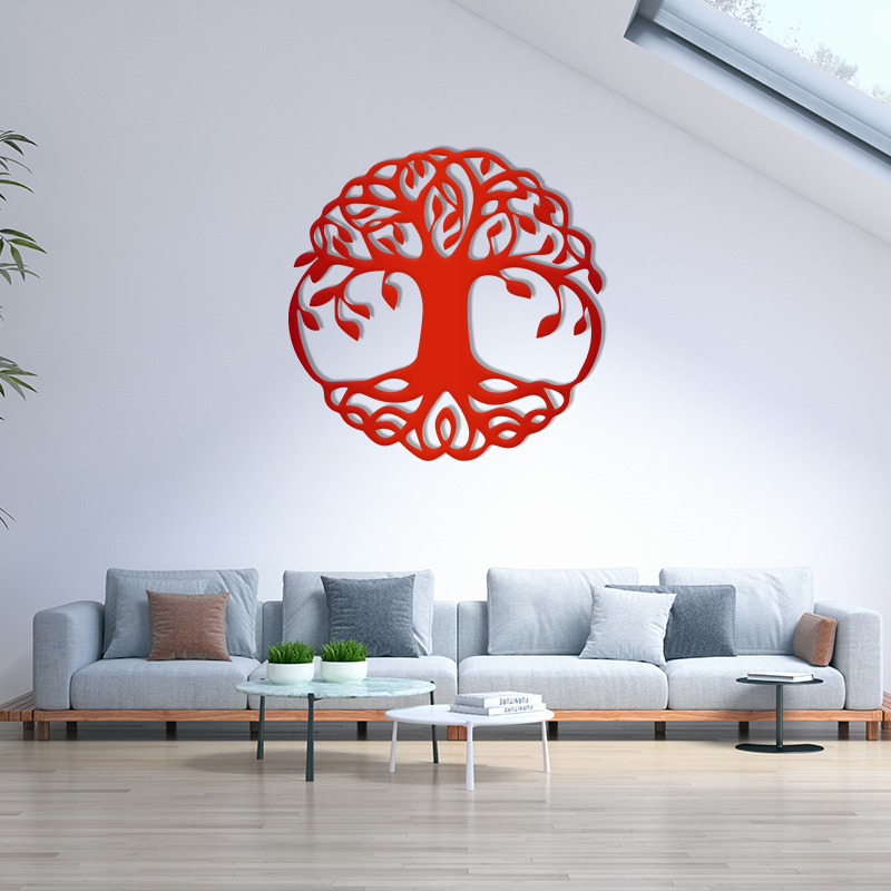 Tree Of Life Metal Monogram