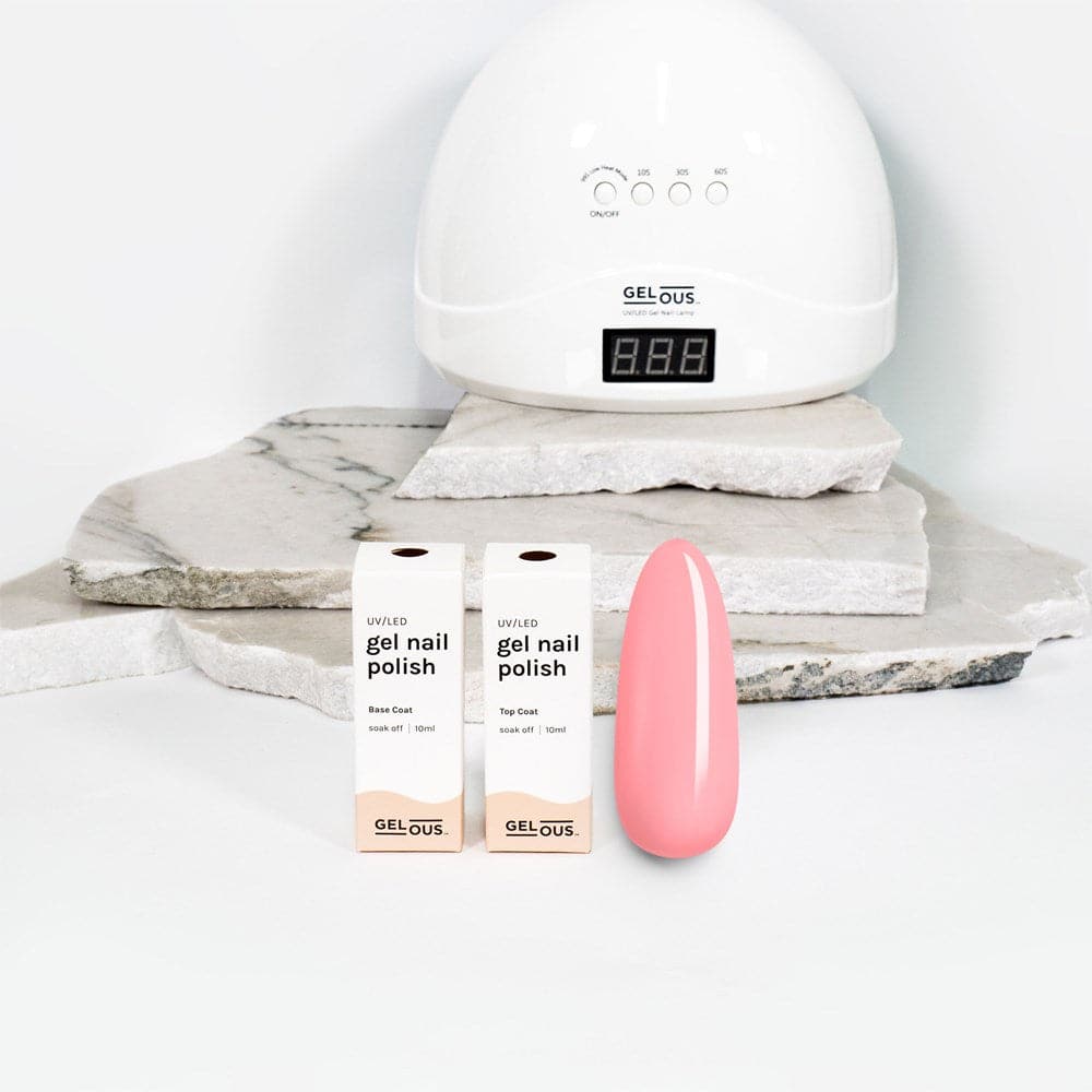 Gelous gel nail polish Strawberry Kisses Basic Pack - photographed in New Zealand