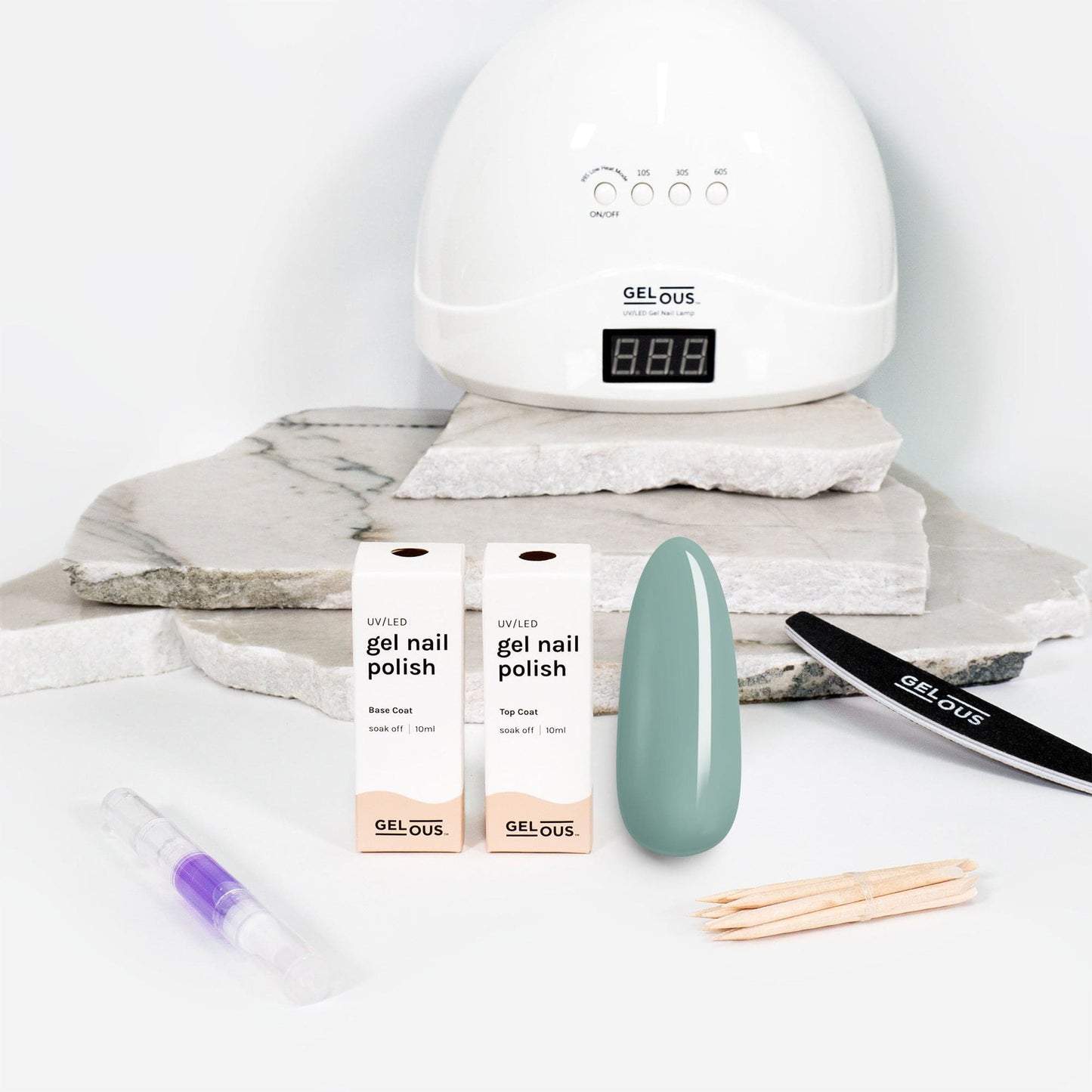 Gelous gel nail polish Stormy Seas Essentials Pack - photographed in New Zealand