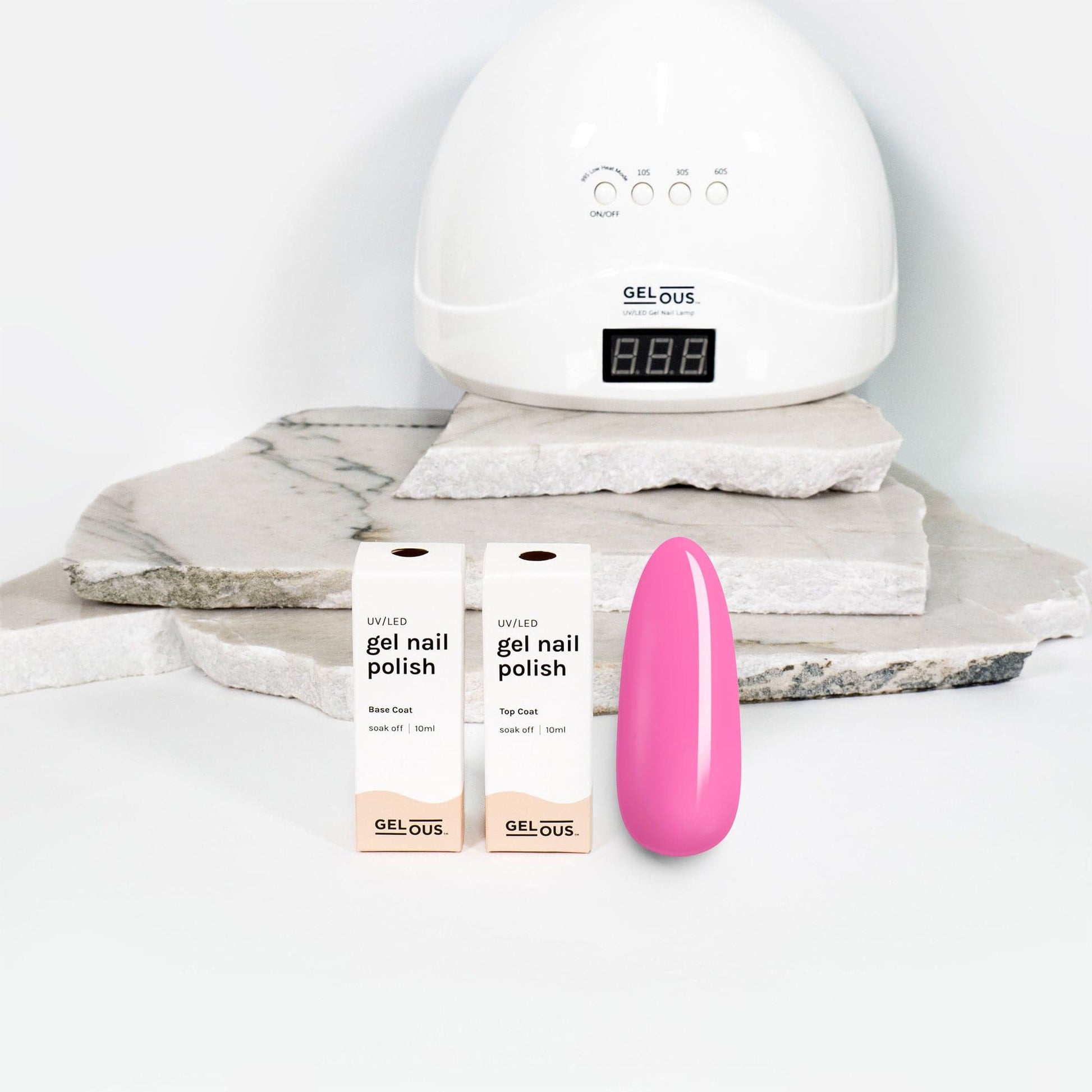 Gelous gel nail polish Tickled Pink Basic Pack - photographed in New Zealand