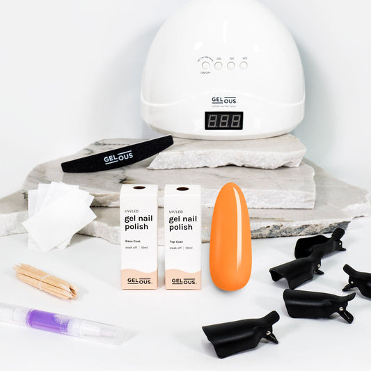 Gelous gel nail polish Tropical Punch Starter Pack - photographed in New Zealand