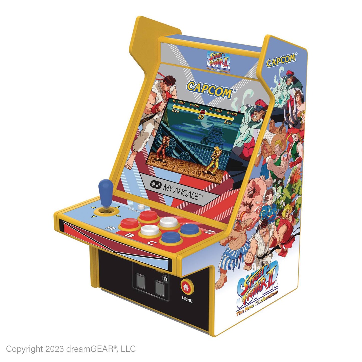 Super Street Fighter Micro Player Pro 2-in-1 Portable Retro Arcade