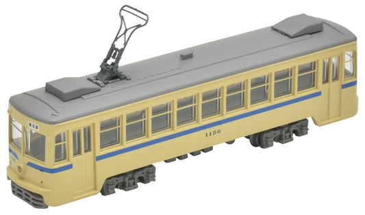 Tomytec Railway Collection Yokohama Streetcar Type 1150 No. 1156 Blue Belt Japan Diorama 315667