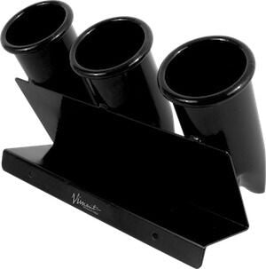 Vincent Clipper Holder Trio Black Wide